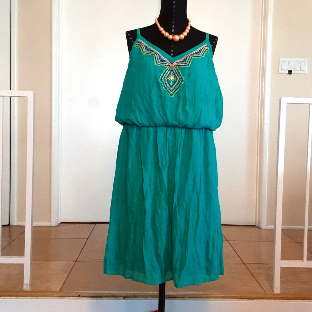 Turquoise Summer Dress